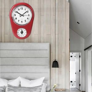 Wall Clocks Stainless Steel Vintage And Simple Large Clock Modern Design Time Accuracy Watch Hanging Living Room