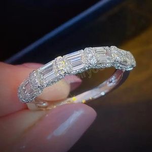Luxury Micro Paved Cubic Zirconia Promise Love Rings For Women Engagement Wedding Jewelry Ring