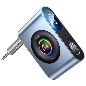 Connettori Bluetooth 5.3 Adattatore per auto 3,5 mm AUX Ricevitore audio wireless magnetico per cuffie stereo per auto/casa/altoparlante