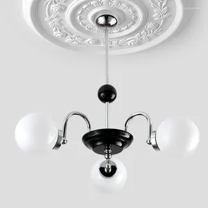 Pendant Lamps Chandelier Vintage Ball Glass Modern Mini Bar Deco Maison Led Light Luxury Designer Moroccan Decor