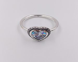 Sparkling Love Ring Authentic 925 Srebrne pierścienie pasują do biżuterii w stylu europejskim Andy Jewel 190929cz2287601