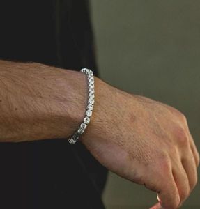 Mode Hip Hop Armbänder Einreihige Bohren Designer Männer Frauen Kristall Armbänder Paare Hohe Qualität Armreif Sozialen Geburtstag Pre6931312