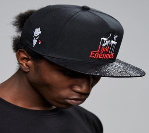 Hoge kwaliteit hoed klassieke mode hip hop merk goedkope man vrouw snapbacks zwart rood CS WL ENEMIES CAP8060688