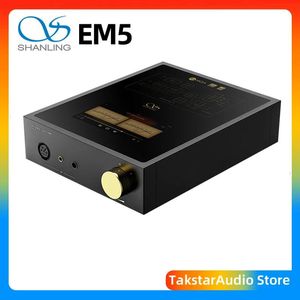 موصلات Shanling EM5 Android Desktop Digital Music Player دفق DAC AMP سماعة رأس AK4493 CHIP MQA PCM384 DSD512 برنامج