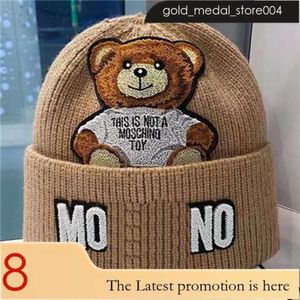 Cappello Moschino Designer Beanie Beanie Maglieria Cappello Versatile Beanie Cappello lavorato a maglia Calda lettera Triangoli Design Cappello Polo Bear 674