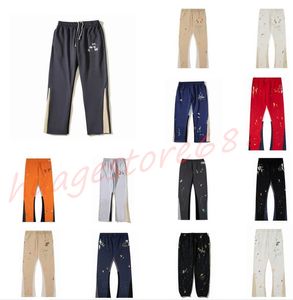 Pantaloni firmati da uomo Gallerie Pantaloni Depts Pantaloni sportivi Lettera Stampa Coppia da donna da uomo Pantaloni casual versatili larghi Pantaloni vintage dritti 6A