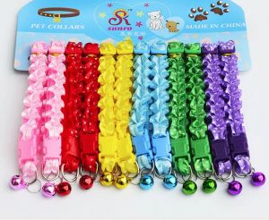 Lovely Cat Dog Lace Collar With Bell Adjustable Buckle Collar For Cat Puppy Pet Supplies Cat Dog GA651