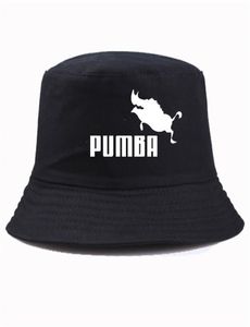 Pumba print Mens Womens Panama Bucket Hat High Quality Cap Summer Cap Sun Visor Fishing Fisherman Hat5302162