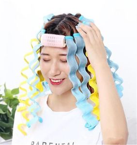 12pcs Magic Heatless Rollers Curlers style Roller Sticks 30CM Wave Formers Curling Hair Styling Tools DIY 2207042357091