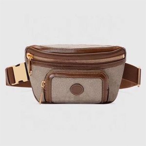 Women Men Classic Designer Retro midjeväska 682933 unisex samling sportiga väskor bumbag bröst pursar fanny pack283w