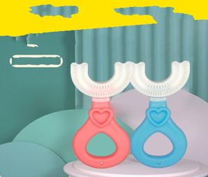 Silicone Baby Toothbrush Teethers Children 360 Degree Ushaped Toothbrushes Soft Kids Teeth Oral Care Cleaning 20220302 Q23511243