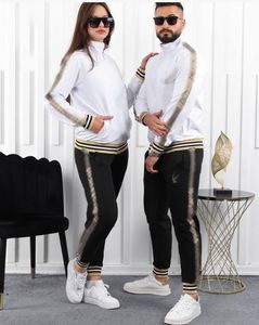 Męskie dresy dresowe dla kobiet luksusowa marka luksusowa marka Casual Sports Suit 2 -częściowy zestaw projektantów pary set J2944