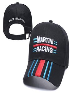 Broderad F1 Martini Racing Car Cap Fashion Men and Women Popular Saipan USA Cap Hip Hop Hiphop Baseball Cap för par5473050