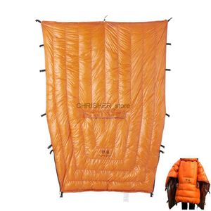 Sleeping Bags ASTAGEAR 20D Sleeping Quilts Hammock Underquilt 95% White Duck Down Mummy Sleeping Bag Blanket MatL231226