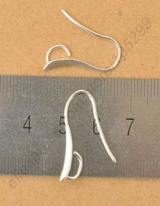 100x DIY Making 925 Sterling Silver Smyckesfynd Hook Earring Pinch Bail Ear S For Crystal Stones Beads6049746