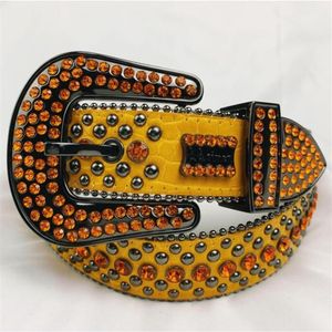 Fashion Classic Bb simon Belts Mens Womens rhinestone belt with bling rhinestones Belts for Women Designer244L