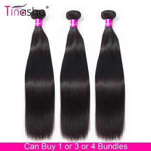 Tinashe Hair Brazilian Straight Bundles 100 Human Weave Can Buy 1 3 4 8 30 inch Remy 231226