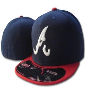 2021 Atlanta Chapéus Equipados Homem Boné de Beisebol Adulto Plano Pico Hip Hop Letra A Fitteds Caps Homens Mulheres Completamente Fechado Gorra5665398