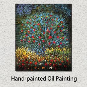 Pinturas Gustav Klimt Garden Arts Apple Tree Pintura a óleo Reprodução Pintada à mão para Office Wall Hall Decoração Presente