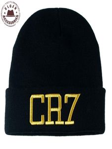 Ulgen Cristiano Ronaldo Cr7 Hiphop Beanies Hat Unisex Örgü Şapka Hayranları Caps2642949