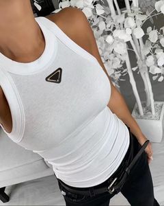 Designers womens t-shirts t-shirt sweater Women vests Sweaters spring fall loose Letter round neck pullover knit waistcoats sleeves vest top clothes tees