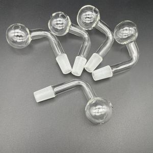 Pyrex cam yağ brülör boru sigara içme boruları 14mm 18mm erkek teçhizat su budbler bong adaptör tütün tırnak bükülmüş şekil tasarımı banger çiviler