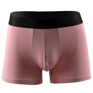 Mutande Intimo da uomo di grandi dimensioni Boxer Moda Solid Boxer da uomo Pantaloncini da uomo Mutandine U Custodia per pene Homme Plus