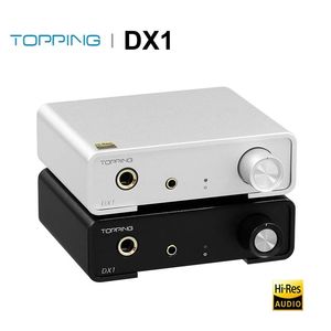 Mikser Topping DX1 Mini Decoder DAC Amp Wzmacniacz słuchawkowy AK4493S Chip XMOS XU208 Obsługa PCM348 DSD256 MINI DAC
