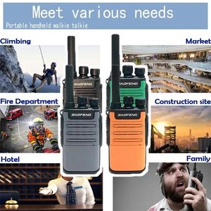 Talkie Baofeng BF V8 BFV8 Portable Walkie Talkie Mini Gray Green Orange Long Range Standby Two Way Ham CB Radio Communicador Security 220