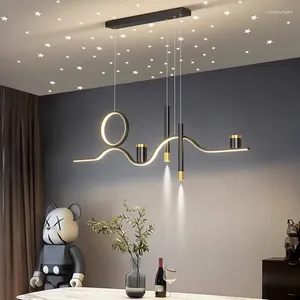Hängslampor modern heminredning LED -lampor ljus för vardagsrum ljuskronor middagar hängande inomhusbelysning