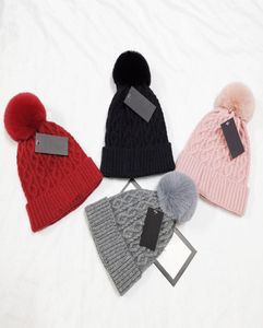 5PCS Winter 6 Colors Woman Hats Man Travel Boy Fashion Dorosły czapki czapki czapki chape bawełny czapkę narciarską różowy kapelusz hey ciepło CA7953628