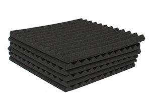 24 adet ses yalıtımı köpük stüdyo akustik paneller stüdyo köpük takozlar 1 x 12 x 12 inç ses geçirmez absorpsiyon tedavisi paneli 7235431