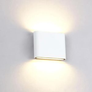 Lamps 1PC 6W 12W Cube LED Outdoor Indoor Wall Sconces Light Modern Up and down wall light surface mounted light for villa hotel AC10024