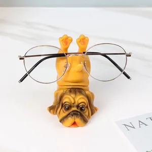 Güneş Gözlüğü Çerçeveleri 1 PCS Puppe Köpek Gözlükleri Tutucu Stand Gözlük Tespitleri Sevimli Hayvan Tasarım Hediyesi