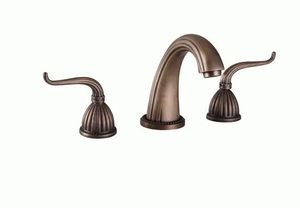 Faucets Free shipping antique Bronze clour 3 Pcs widespread bathroom sink faucet mixer tap Classic