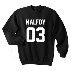 Sweatshirts Unisex Sweatshirt Moletom Do Tumblr Malfoy 03 House of Slytherin Magic Shirt Crewneck Lj201130