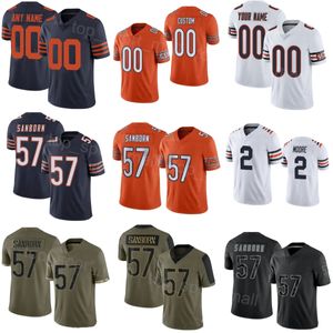 Grossist män kvinnor ungdom fotboll 2 dj moore jersey 21 donta foreman 23 Roschon Johnson 53 TJ Edwards 49 Tremaine Edmunds 29 Tyrique Stevenson 57 Jack Sanborn Vapor Co