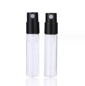 Portable Clear Glass Perfume Spray Bottles Small Refillable empty glass sprayer Luxury perfume atomizer Packaging bottles