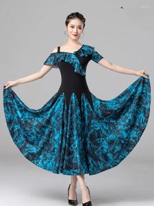 Sahne Giyim X2169 Modern Dans Elbisesi Balo Salonu Dansçı Kostümleri Latin Takım Vals Salıncak Performansı