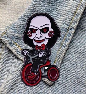 Pins Brooches DZ1012 90s Horror Collection Movie Enamel Pin Badge Bag Clothes Lapel Women Men Jewelry Gift9569875