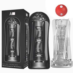 Massagers Sex Toy Massager åtstramning Trainer Kvinna gummi dockor Sucker Masturbator Cup Silent Silicone Sex Doll Varor vibrator män full siz