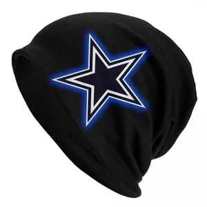 Berretti Cowboy Star Skullies Berretti Berretti unisex inverno caldo cappello lavorato a maglia donna uomo strada adulto cappelli a cuffia berretto da sci all'aperto