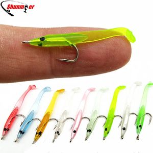 SUNMILE 120 pz 0.3g 35mm Anguilla Esche Morbide Pesca Richiamo di Pesca Peche Affrontare Wobblers Esche Per Pesci Carpa Leurre Souple Isca Artificiale 231225