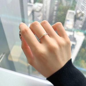 Cluster Rings S925 Sterling Silver Ring Fashion Jewelry Pearl Zircon Hypoallergenic For Women Birthday Wedding Engagement Gift Wholesale