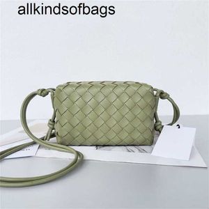 Mini Loops BottegVenets Woven Crossbody Genuine Leather Bags Camera shoulder Bottegaly Venettaly Classic Fashion Casual Weaving Counter Qualityqq