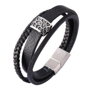 Pulseira de luxo designer jóias dos homens pulseiras pulseiras designer jóias aço inoxidável pulseira de couro jóias todo ch3355764