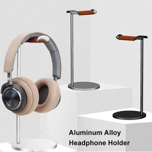 Fones de ouvido em alumínio curvado fone de ouvido rack rack robusta de metal fone de ouvido para fone de ouvido cabide com base sólida para exibição de mesa de mesa