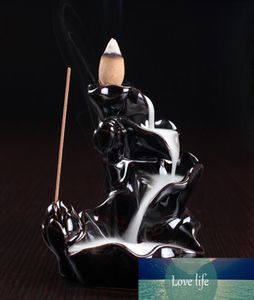 スモークバックフロー香みバーナーセラミック香スティックホルダーコーン香基ベース仏教の装飾