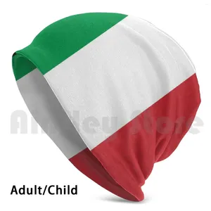 BERETS ITALY-NATIONAL FLAG-CURRENT BEANIES KNIT HAT HIP HOP FLAG BANNER STARDAND ENSIGN EMBLEM SYMBLE ITALY