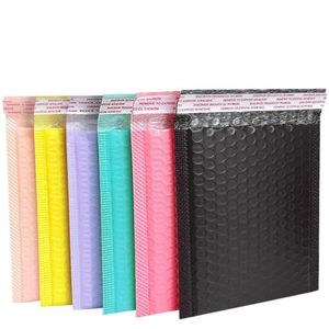 Aufbewahrungstaschen Bubble Mailers Rosa Poly Mailer Selbstsiegel Gepolsterte Umschläge Geschenk Schwarz Blau Rosa Grün Verpackungsumschlag für Buch Vsjdk Wwxwj